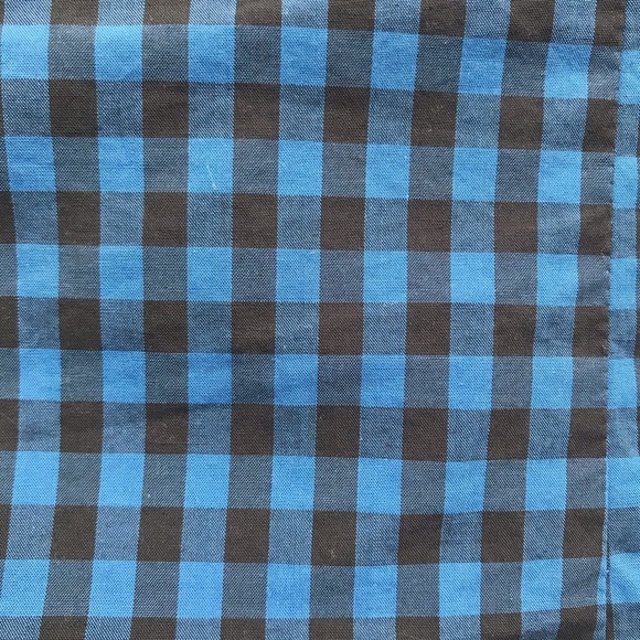Kenneth Cole Blue Checker Button Down - Picture 7 of 7